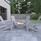 Flash Furniture Gray All-Weather Folding Adirondack Chairs, PK 4 4-JJ-C14505-GY-GG - alternate 1